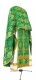 Greek Priest vestment -  Vine Switch rayon brocade S3 (green-gold), Standard design