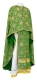 Greek Priest vestments - Salim rayon brocade S3 (green-gold), Standard design