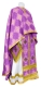 Greek Priest vestments - Kolomna rayon brocade S3 (violet-gold), Standard design