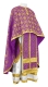 Greek Priest vestments - Lavra rayon brocade S3 (violet-gold), Standard design