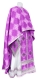 Greek Priest vestments - Kolomna rayon brocade S3 (violet-silver), Standard design