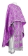 Greek Priest vestments - Nicholaev rayon brocade S3 (violet-silver), Standard design