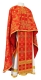Greek Priest vestments - Iveron rayon brocade S3 (red-gold), Standard design