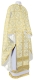 Greek Priest vestment -  Zlatoust rayon brocade S3 (white-gold), Standard design