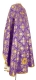 Greek Priest vestment -  Pskov rayon brocade S4 (violet-gold) (back), Standard design