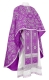 Greek Priest vestments - Rostov rayon brocade S4 (violet-silver), Standard design