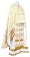 Greek Priest vestment -  rayon brocade S4 (white-gold)