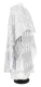 Greek Priest vestment -  Ouglich rayon brocade S4 (white-silver), Standard design