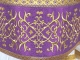 Embroidered Russian Priest vestments - Wattled (violet-gold) (detail), Standard design