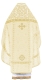 Embroidered Russian Priest vestments - Wattled (white-gold) (back), Standard design