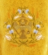 Embroidered Russian Priest vestments - Byzantine Eagle (yellow-gold) (detail), Standard design