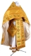 Embroidered Russian Priest vestments - Byzantine Eagle (yellow-gold)