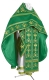 Embroidered Russian Priest vestments - Byzantine Eagle (green-gold)
