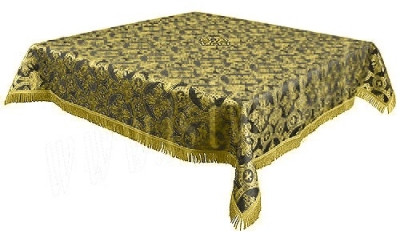 Holy Table cover - brocade B (black-gold)