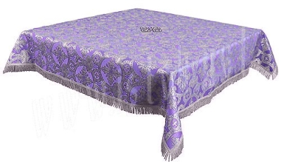 Holy Table cover - brocade B (violet-silver)