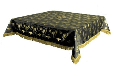 Holy Table cover - brocade BG1 (black-gold)