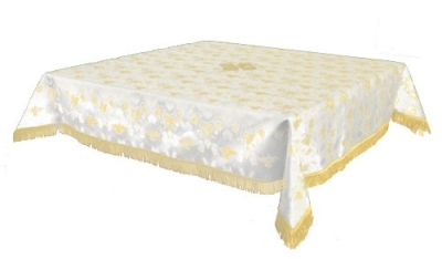Holy Table cover - brocade BG1 (white-gold)
