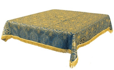 Holy Table cover - brocade BG2 (blue-gold)