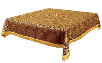 Holy Table cover - brocade BG2 (claret-gold)