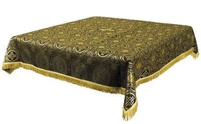 Holy Table cover - brocade BG2 (black-gold)