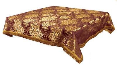 Holy Table cover - brocade BG3 (claret-gold)