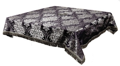 Holy Table cover - brocade BG3 (black-silver)