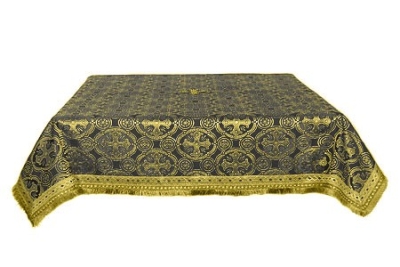 Holy Table cover - silk S2 (black-gold)