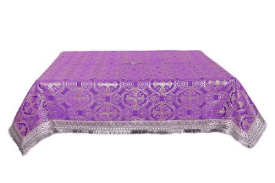 Holy Table cover - silk S2 (violet-silver)