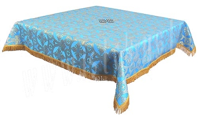 Holy Table cover - silk S3 (blue-gold)