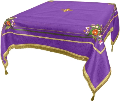 Embroidered Holy table cover Balaam (violet-gold)