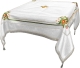 Embroidered Holy table cover Balaam (white-silver)