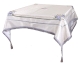Holy table cover (embroidered shroud) Balaam (white-silver)