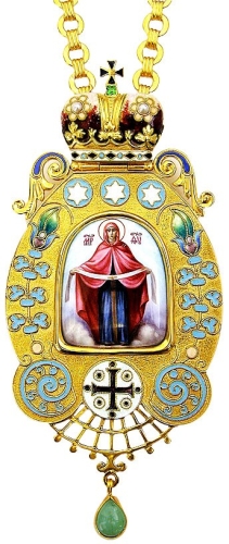 Bishop encolpion panagia no.136