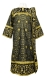 Embroidered Deacon vestments - Iris (black-gold)