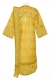 Embroidered Deacon vestments - Iris (yellow-gold) (back), Standard design