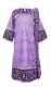 Embroidered Deacon vestments - Iris (violet-silver)