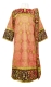 Embroidered Deacon vestments - Iris (red-gold)