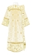 Embroidered Deacon vestments - Iris (white-gold)