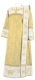 Embroidered Deacon vestments - Chrysanthemum (white-gold)
