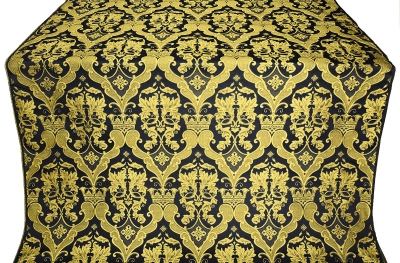 Bryansk metallic brocade (black/gold)