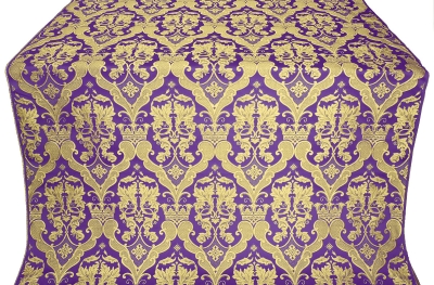 Bryansk metallic brocade (violet/gold)