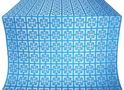 Cappadocia metallic brocade (blue/silver)