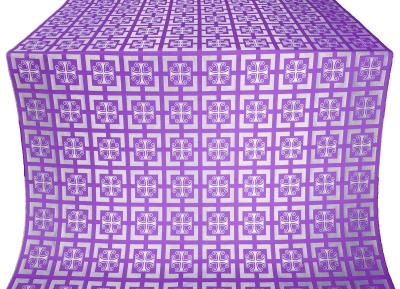 Cappadocia silk (rayon brocade) (violet/silver)