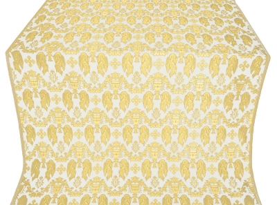 Chalice metallic brocade (white/gold)