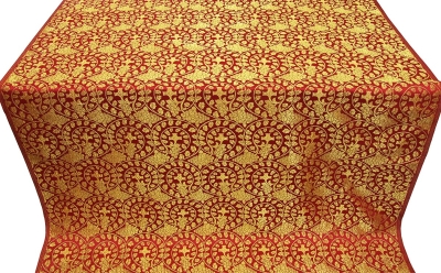 Theophania metallic brocade (red/gold)