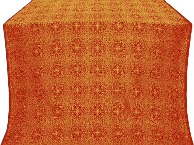 Shouya silk (rayon brocade) (red/gold)