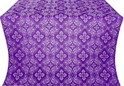 Rostov silk (rayon brocade) (violet/silver)