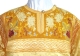 Deacon sticharion (alb) - Chrysanthemum (front detail), Standard design