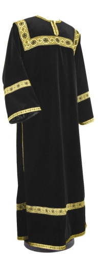Clergy stikharion - German velvet (black-gold)