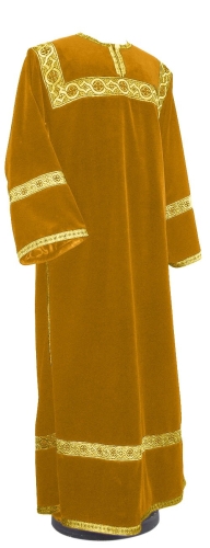 Clergy stikharion - German velvet (yellow-gold)